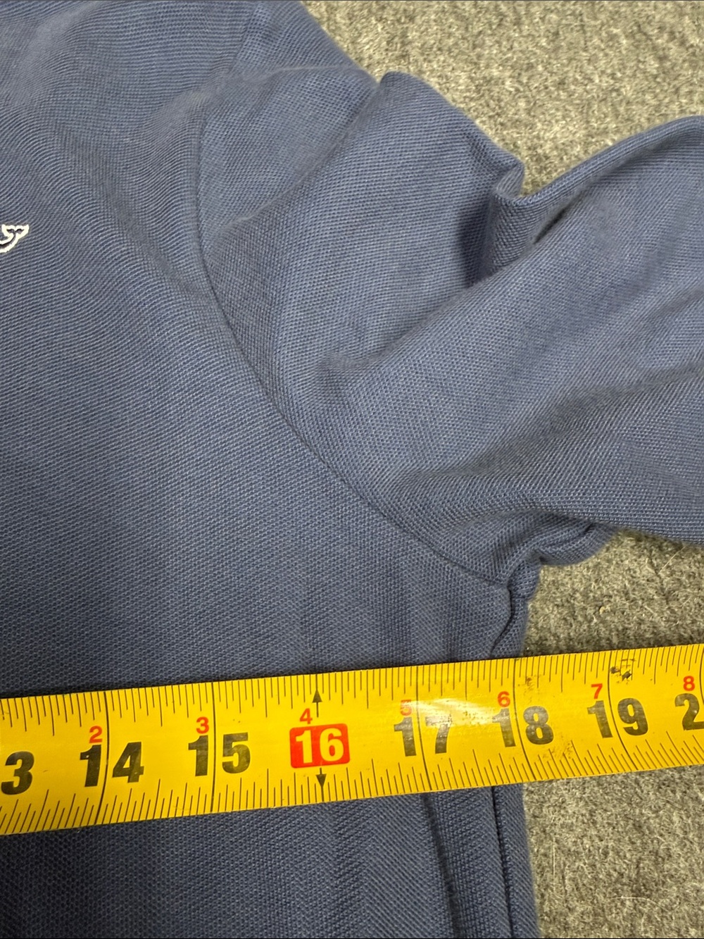Vineyard Vines Boys Heather Blue Quarter-Zip Pullover - Picture 6 of 9
